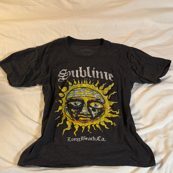 Sublime Tops - Sublime Graphic T-Shirt Dark Gray
